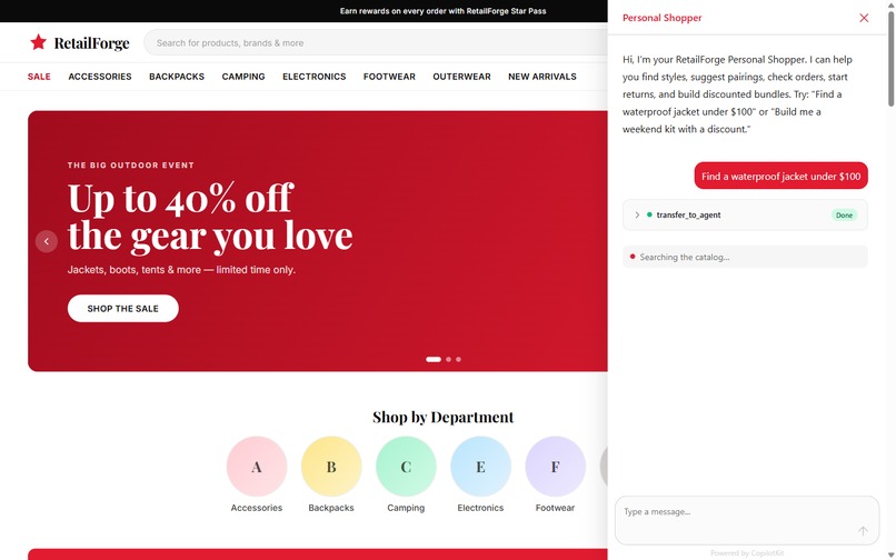 Retail Forge our AI Personal Shopper — that actually shops. – screenshot 8