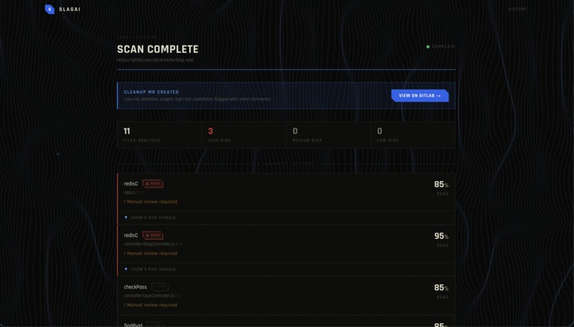 SlagAI – screenshot 2