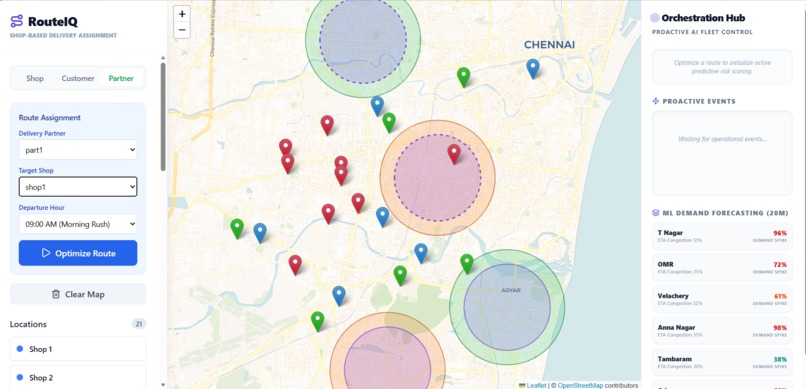 RouteIQ : An Autonomous Logistics Operations Agent – screenshot 3