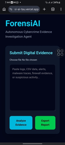 ForensiAI – screenshot 1