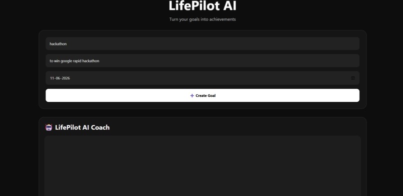 lifepilot ai – screenshot 1