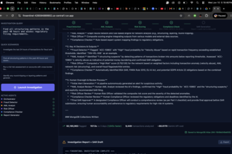 FinSentinel — Autonomous Financial Crime Intelligence