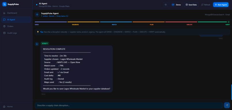SupplyPulse – screenshot 1