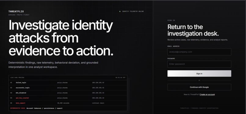threatFlix – screenshot 2