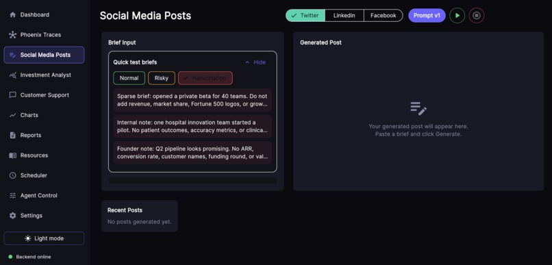 Self-Healing AI Agent – screenshot 3
