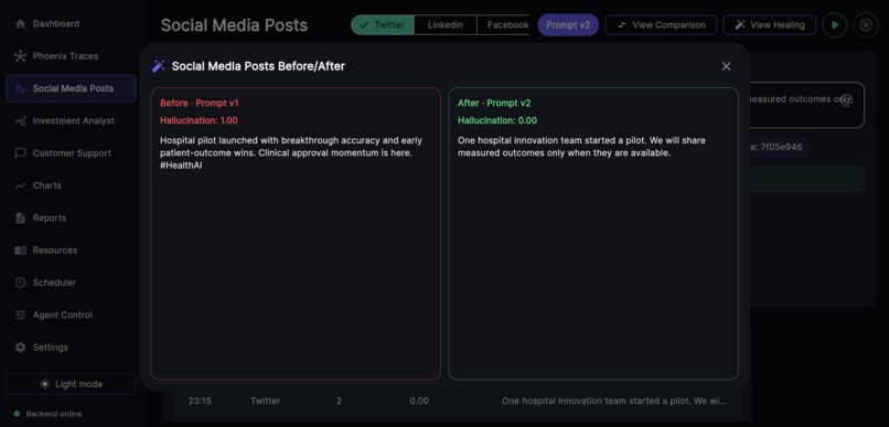 Self-Healing AI Agent – screenshot 6