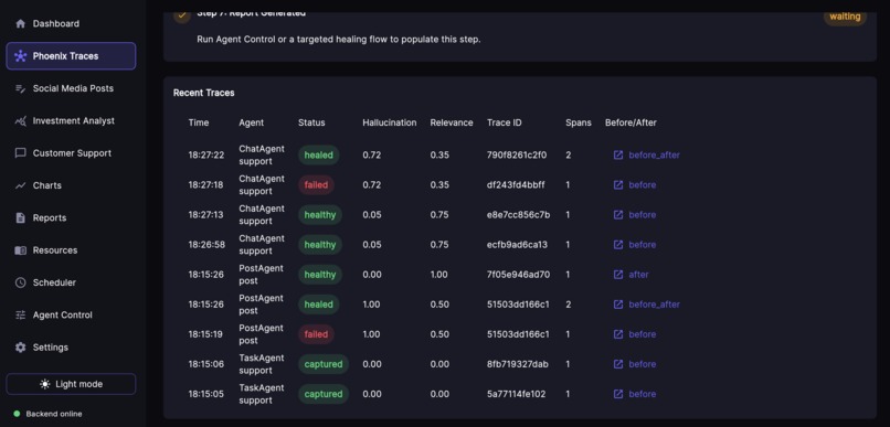 Self-Healing AI Agent – screenshot 10