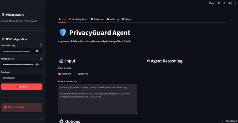 PrivacyGuard Agent – screenshot 1