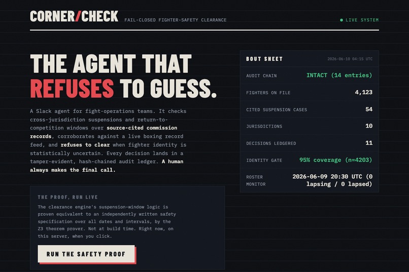 CornerCheck – screenshot 1