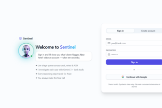 Sentinel — AI Fraud Triage Console