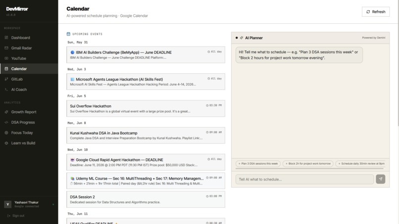 DevMirror – screenshot 5