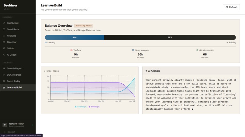 DevMirror – screenshot 10
