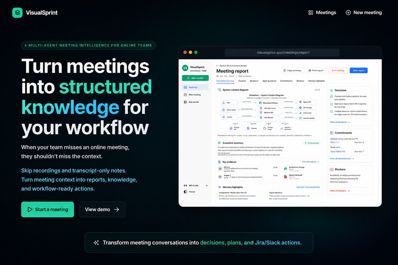 VisualSprint – screenshot 1