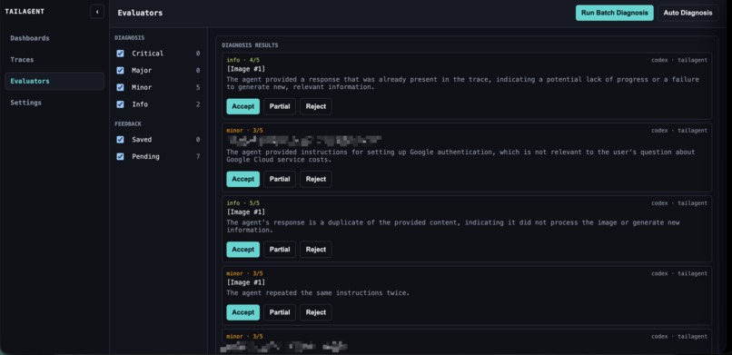 tailagent – screenshot 3