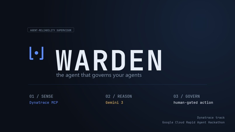 Warden: the agent that governs your agents – screenshot 1