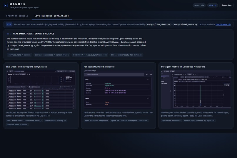 Warden: the agent that governs your agents – screenshot 6