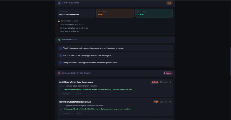 LogWise – screenshot 2