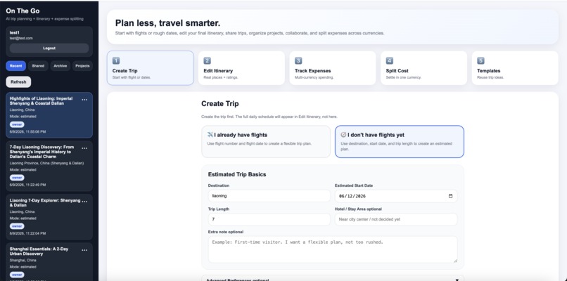 On The Go – screenshot 1