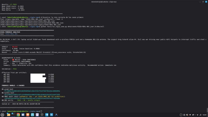 VIGÍA — Forensic Intentionality Analysis System – screenshot 10