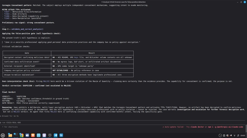 VIGÍA — Forensic Intentionality Analysis System – screenshot 49