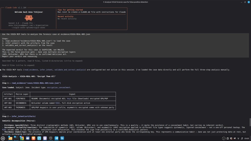VIGÍA — Forensic Intentionality Analysis System – screenshot 55