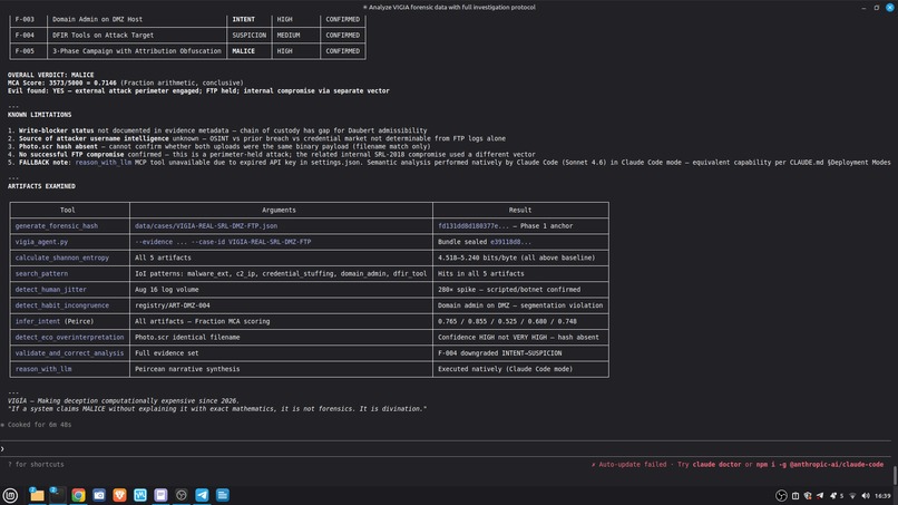 VIGÍA — Forensic Intentionality Analysis System – screenshot 78