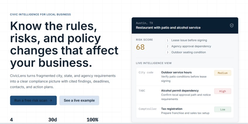 CivicLens – screenshot 2