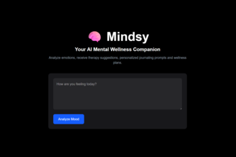Mindsy — AI Multi-Agent Mental Wellness System