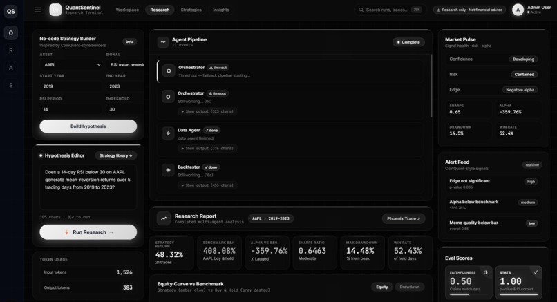 QuantSentinel – screenshot 2