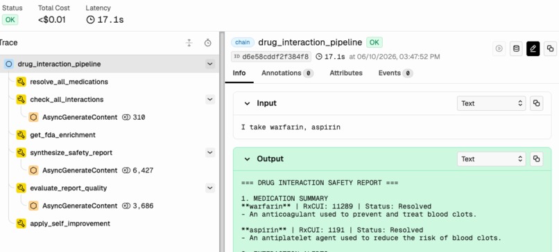Drug Interaction Agent – screenshot 2