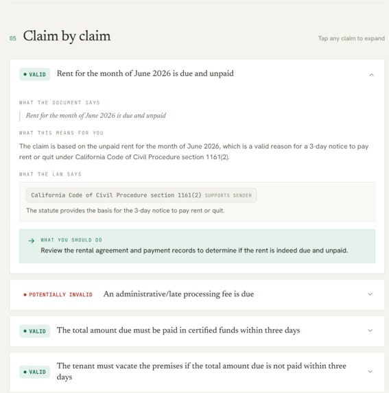 FairNotice – screenshot 8