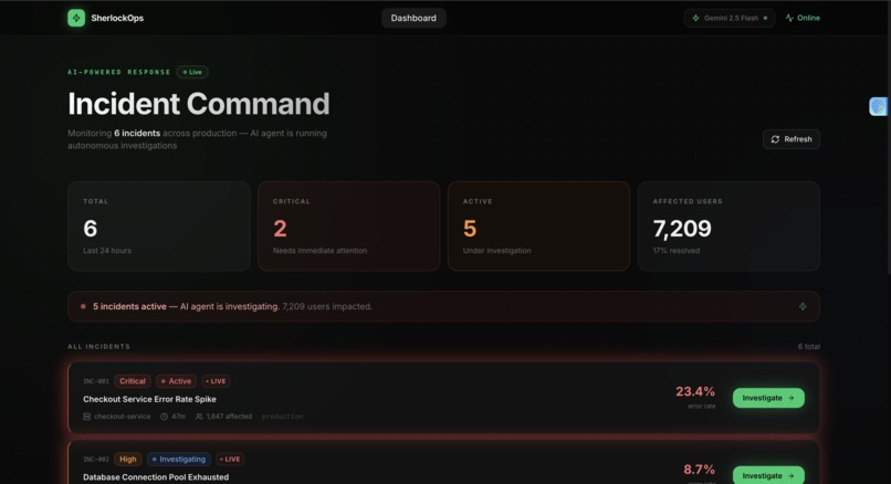 SherlockOps – screenshot 1
