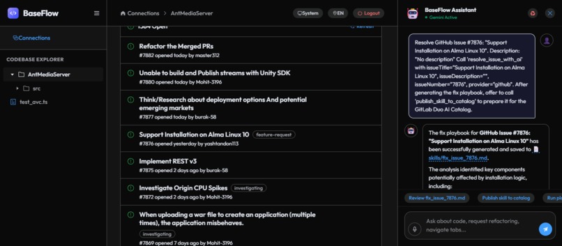 BaseFlow - AI-Powered Codebase Architect & DevOps – screenshot 8
