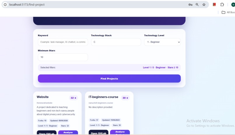 GitLabTerminator – screenshot 1