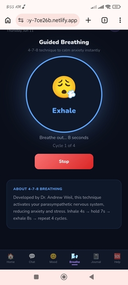 MindMate - AI Student Mental Health App – screenshot 3