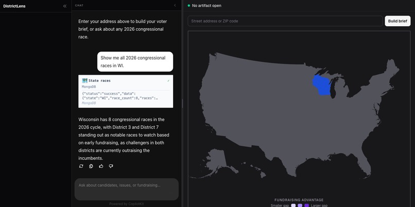 DistrictLens – screenshot 2