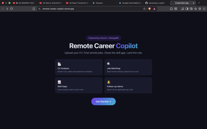 Remote Career Copilot – screenshot 1