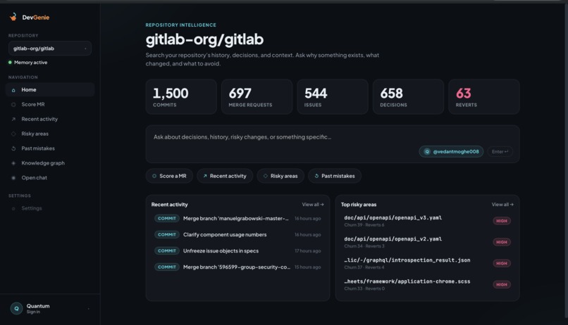 DevGenie – screenshot 4