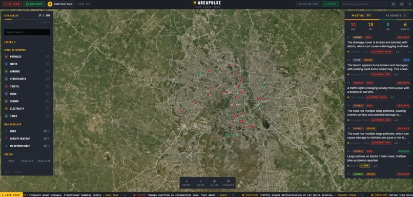 Areapulse – screenshot 3