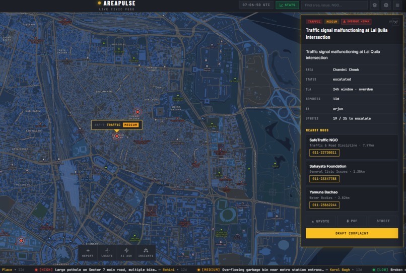Areapulse – screenshot 1