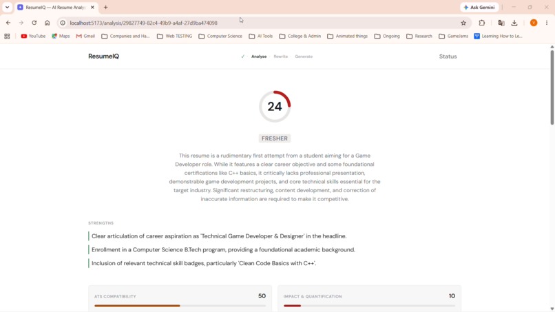 ResumeIQ – screenshot 2