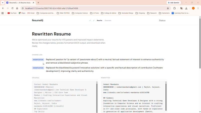 ResumeIQ – screenshot 6
