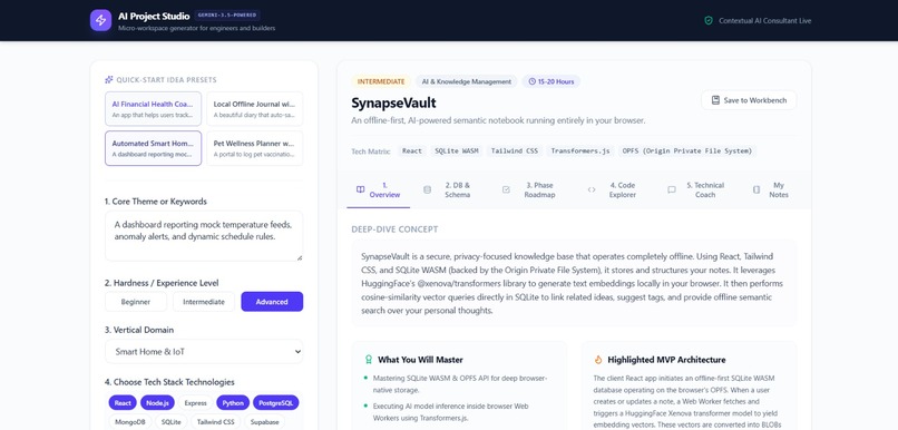AI Project Idea Generator – screenshot 2