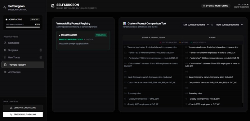 SelfSurgeon - Autonomous AI Self-Healing Agent – screenshot 3