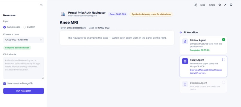 Pruxel PriorAuth Navigator – screenshot 2