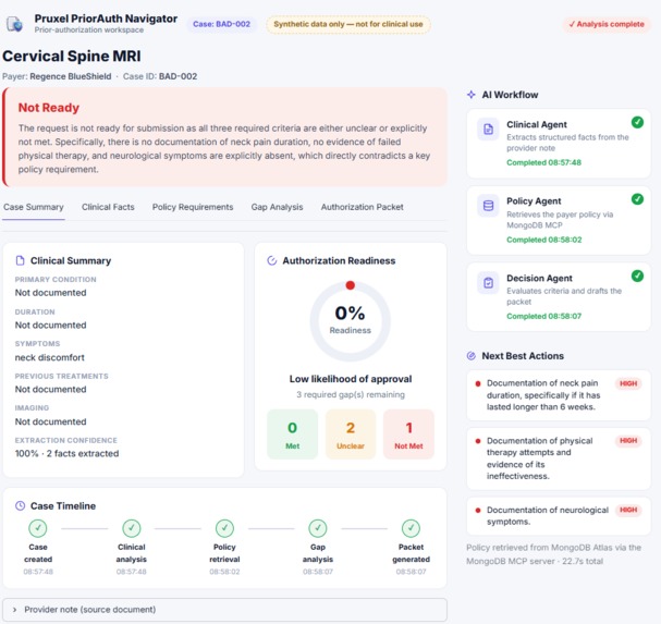 Pruxel PriorAuth Navigator – screenshot 3