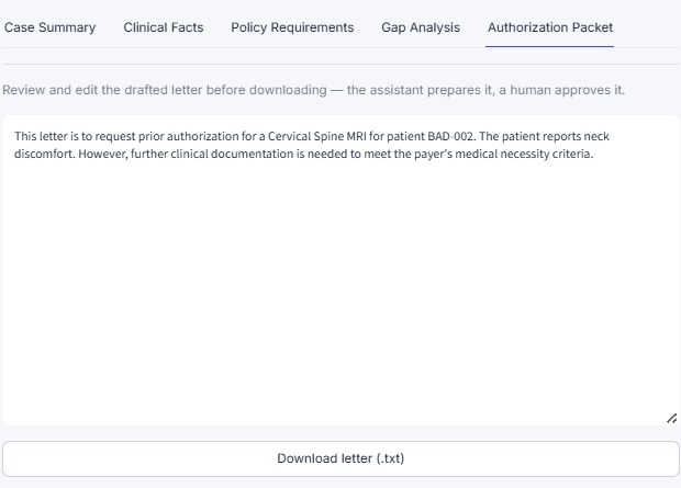 Pruxel PriorAuth Navigator – screenshot 5