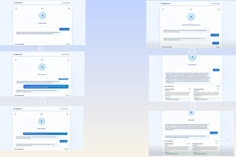 InsureVoice — AI Voice Insurance Advisor – screenshot 1