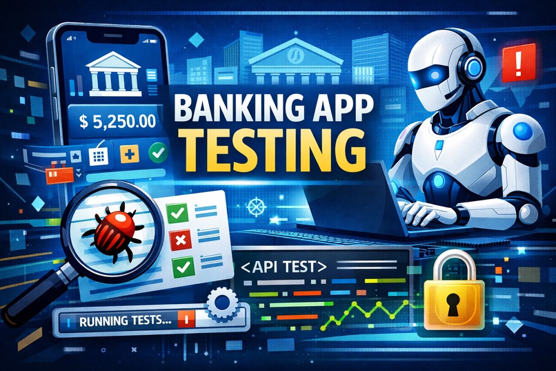 continous testing for banking app – screenshot 1