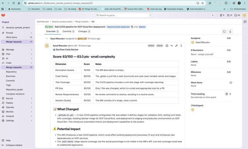 DevFlow Agent – screenshot 4